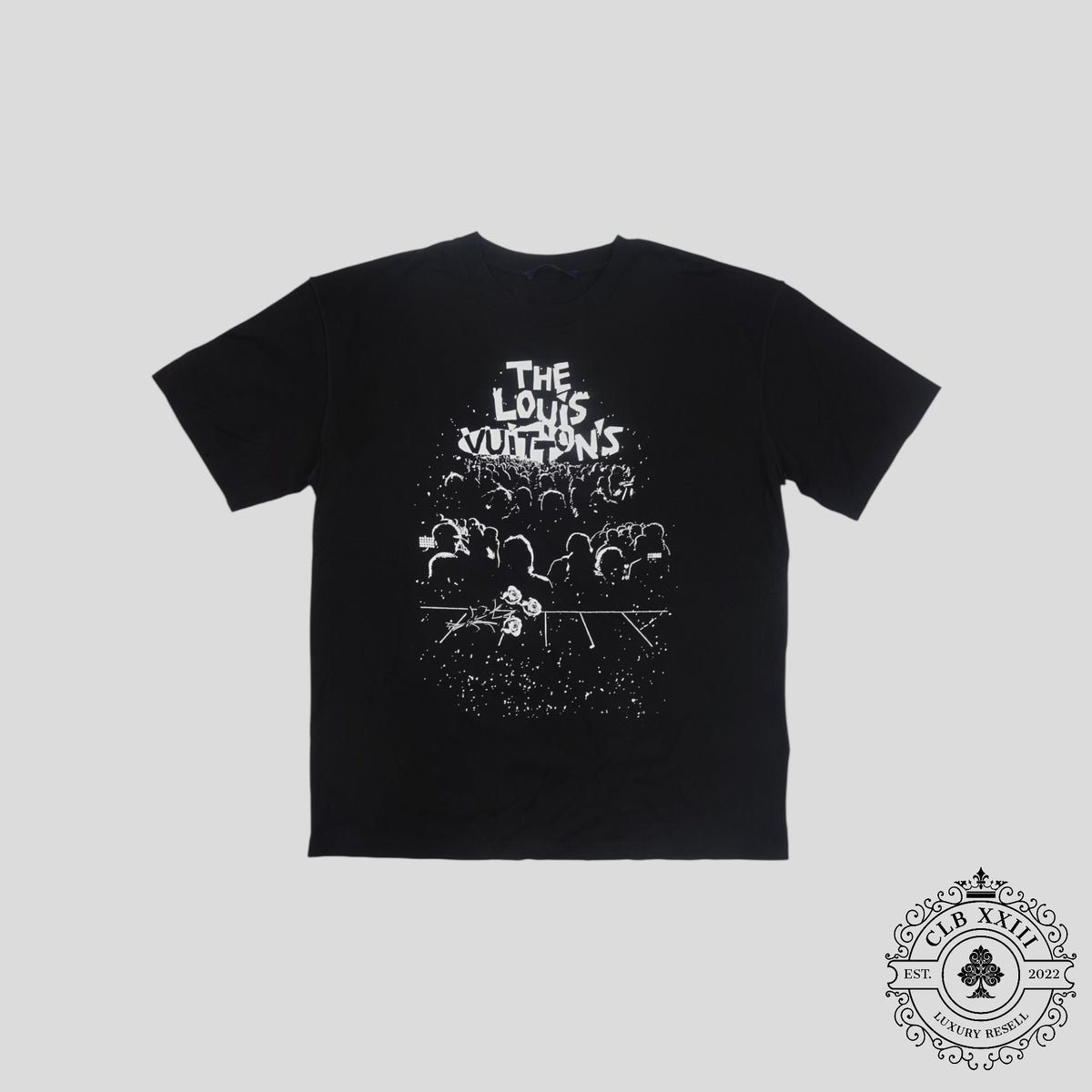 Louis Vuitton Concert Print Tee in Black