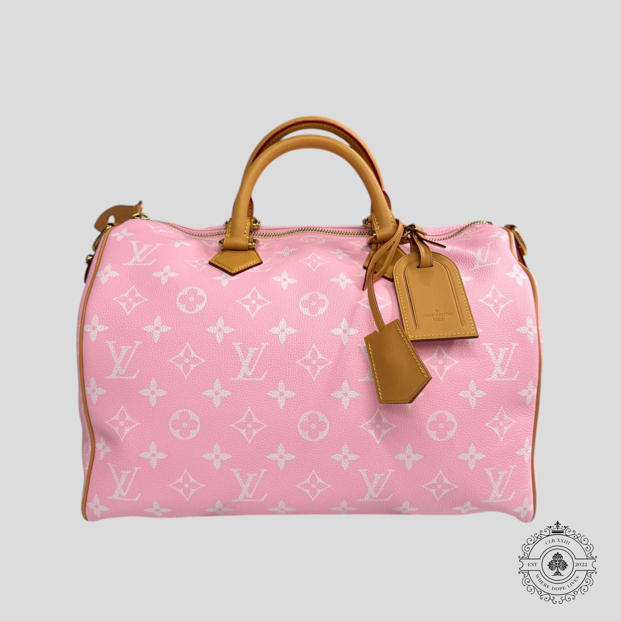 LOUIS VUITTON ピンクベルト louis-vuitton-speedy-p9-