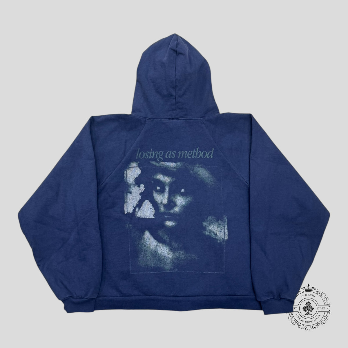 Basketcase Siren Zip Up in Blue