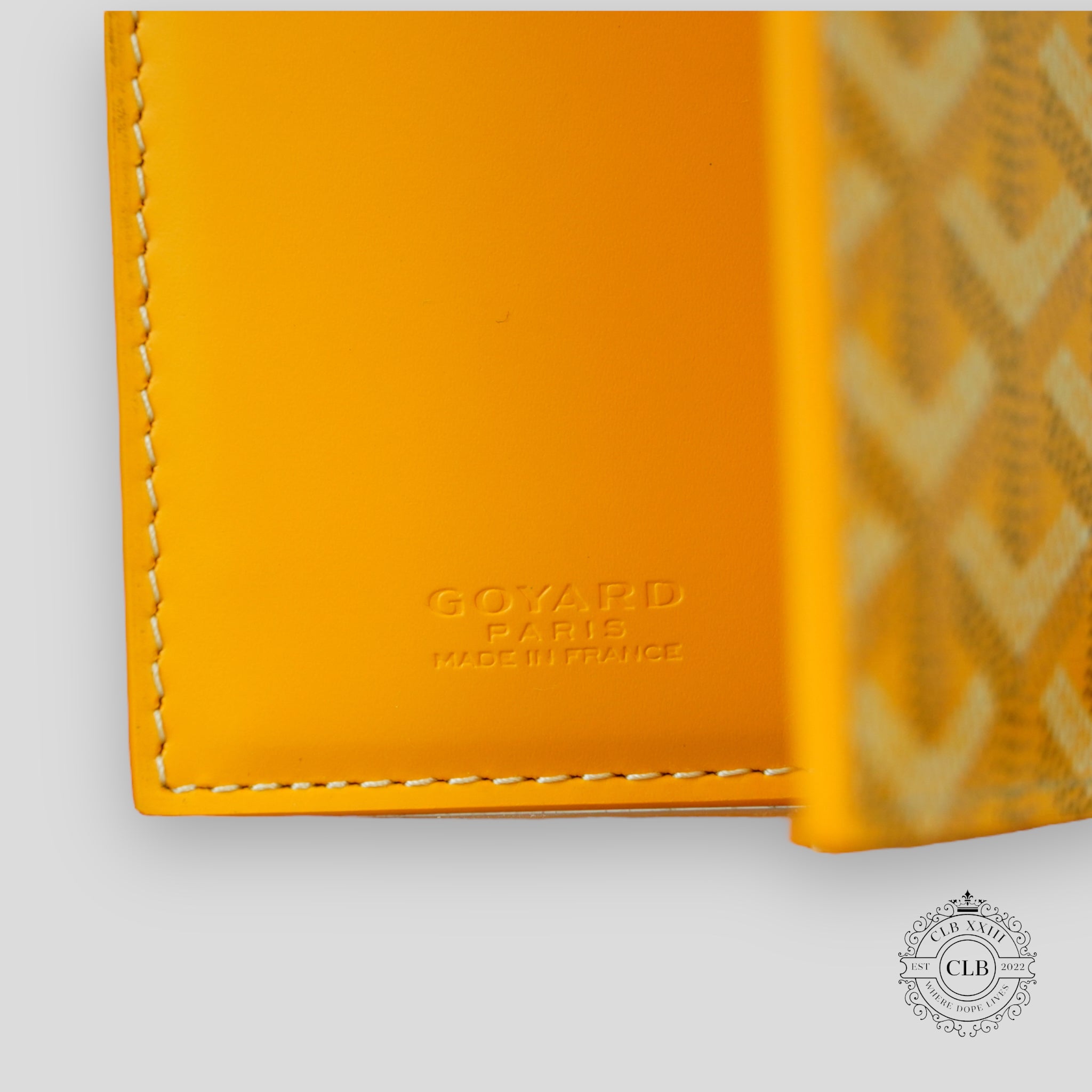 GOYARD SAINT-PIERRE CARD WALLET - YELLOW
