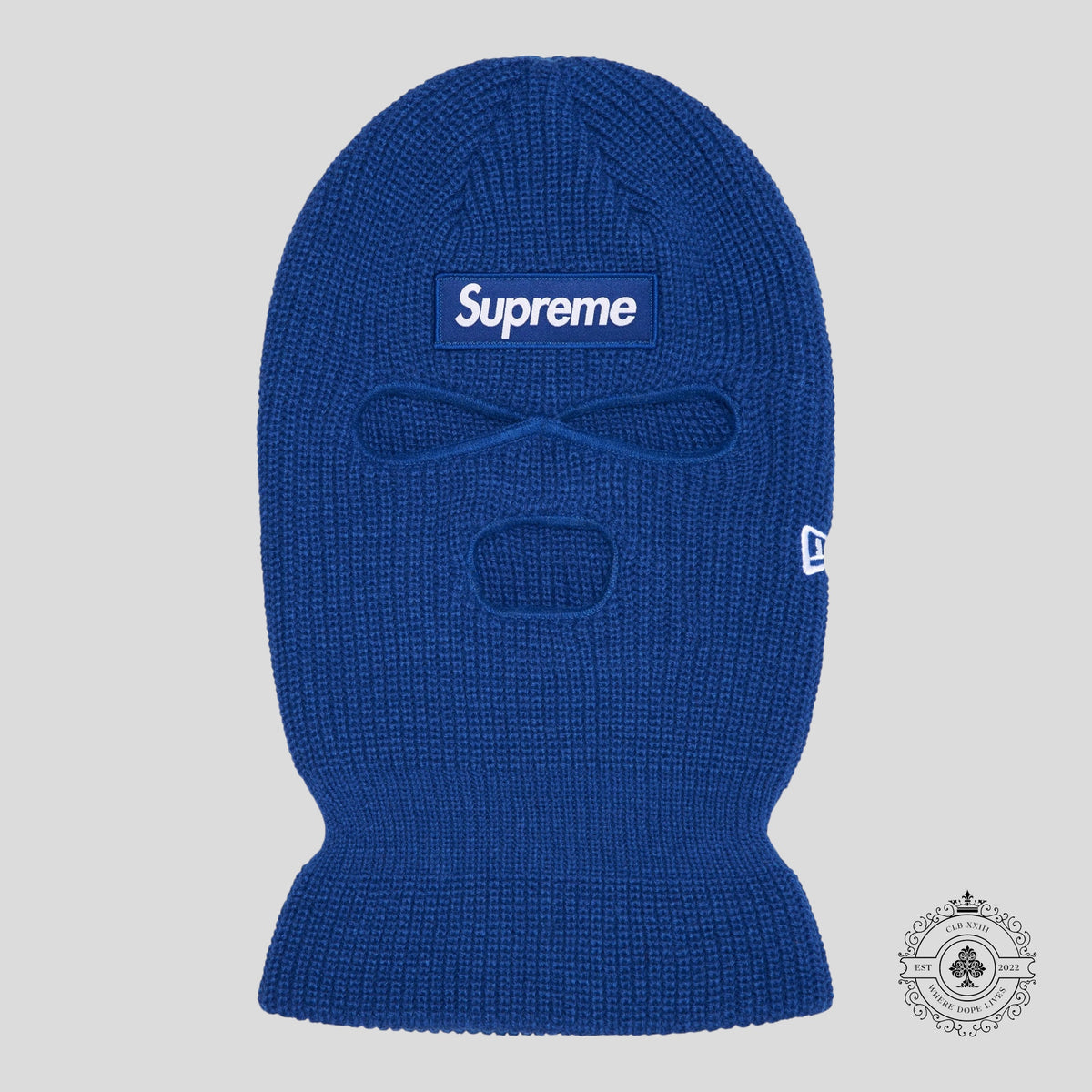 Supreme Box Logo Balaclava in Blue