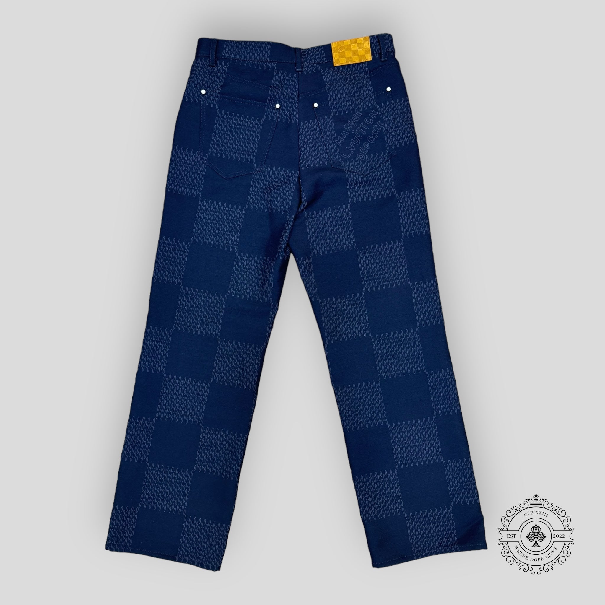 Louis Vuitton Damier Jacquard Wool Pants