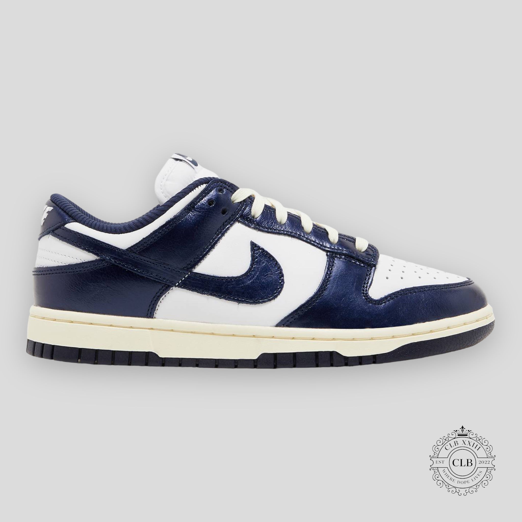 NIKE DUNK LOW PRM (W) "VINTAGE NAVY"