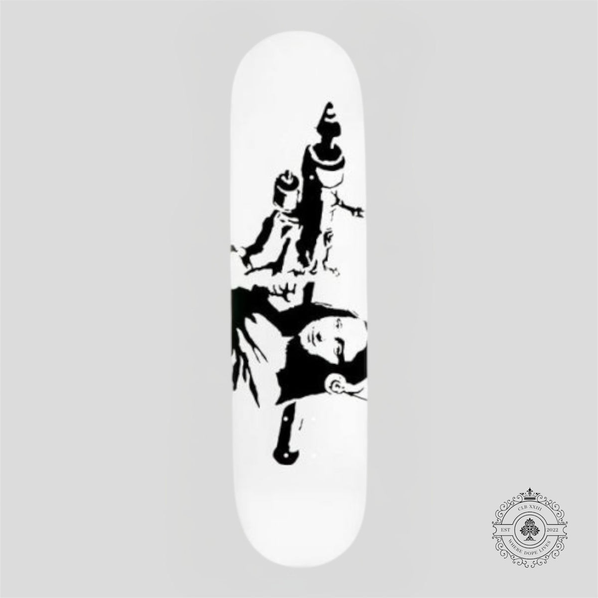 Banksy Mona Lisa Bazooka Brandalism Skate Deck