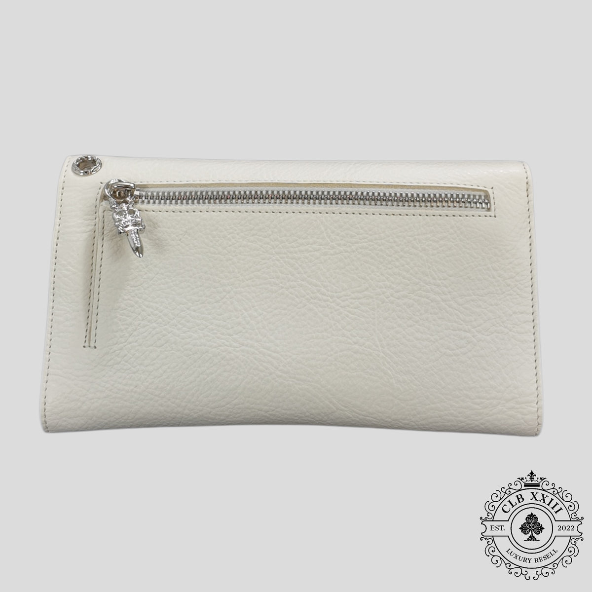 Chrome Hearts Long Wave Wallet in White