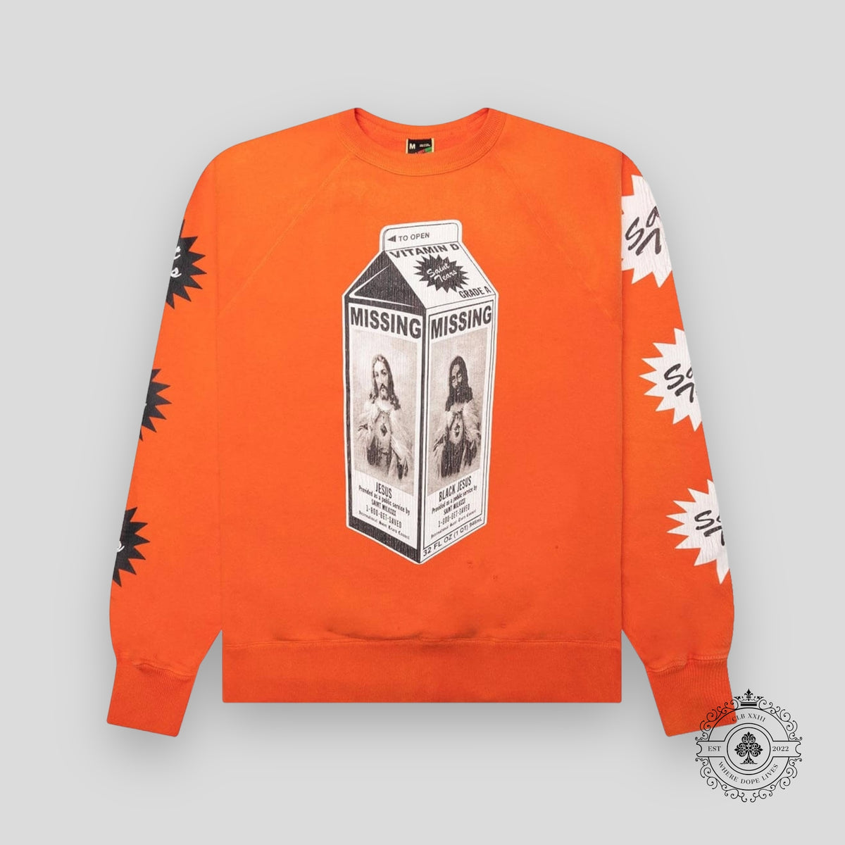 Saint Michael X Denim Tears Milk Pack Crewneck