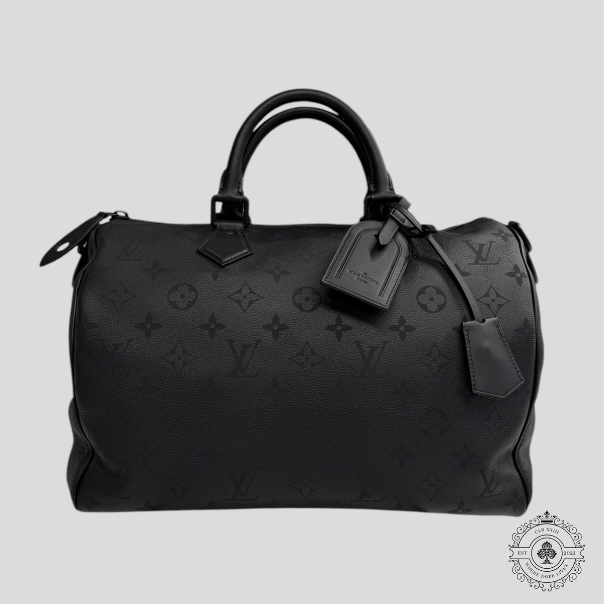 Louis Vuitton Speedy P9 Bandoulière Calfskin Bag, front view