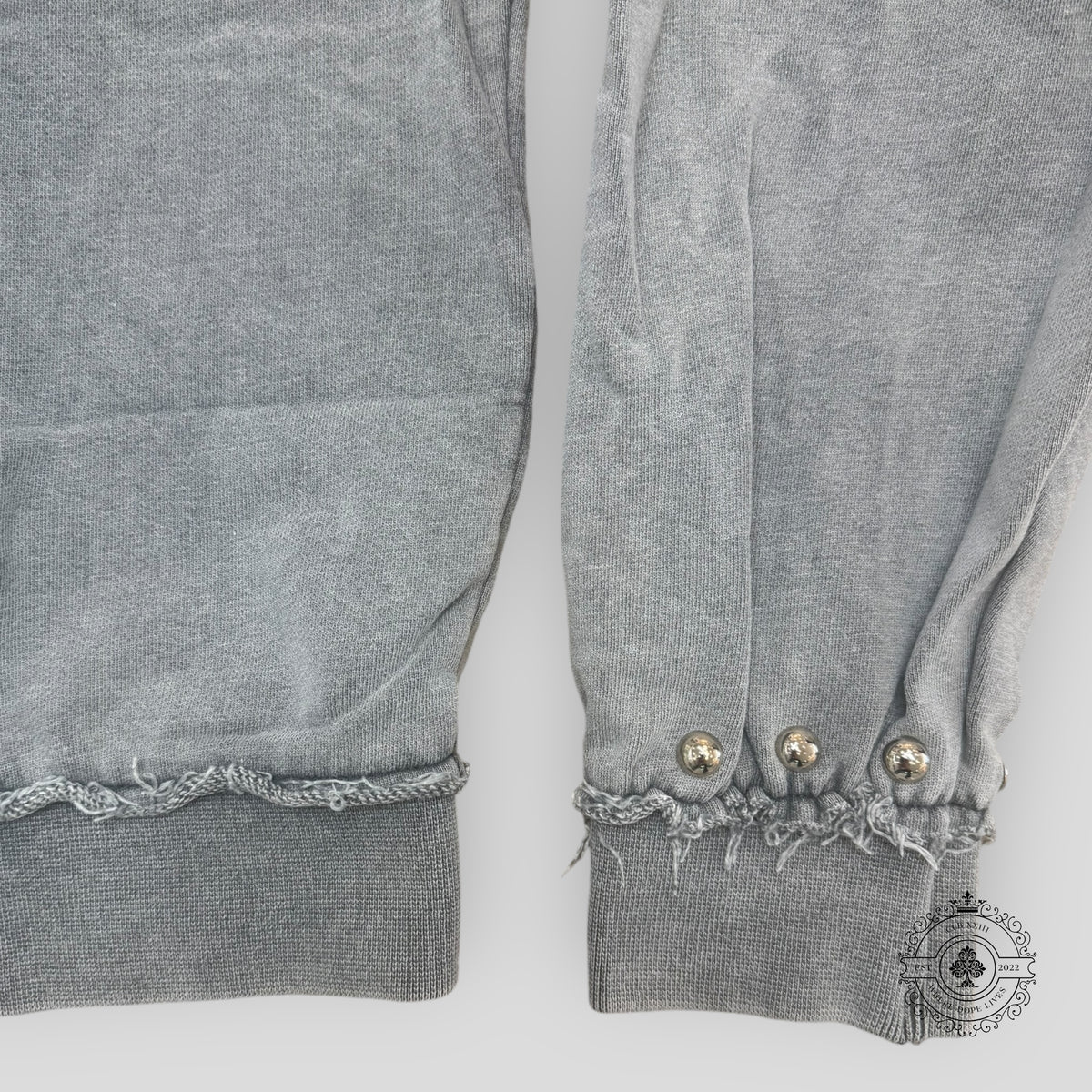 Saint Vanity French Terry Hoodie in Grey