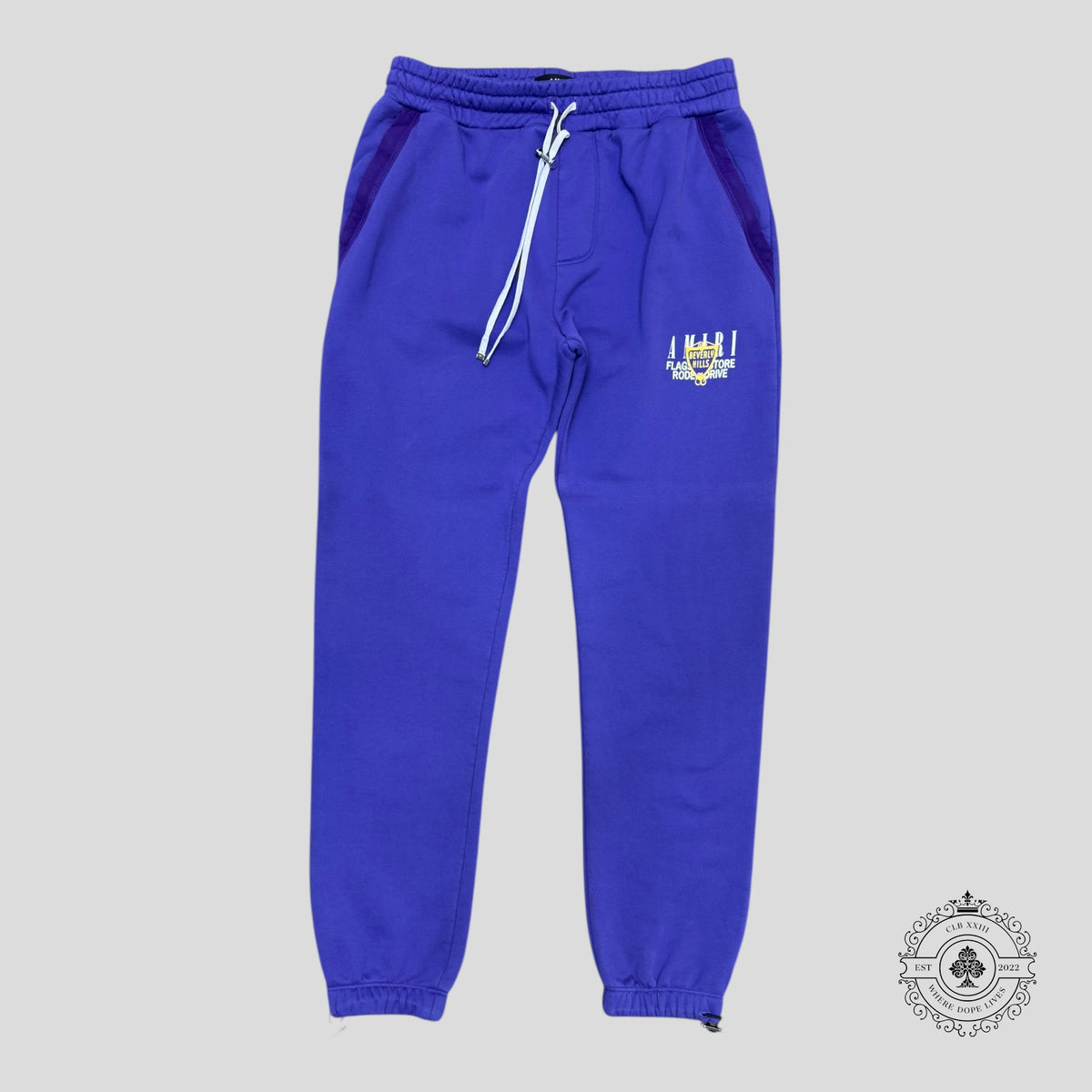 Amiri Beverly Hills Sweatpants in Purple