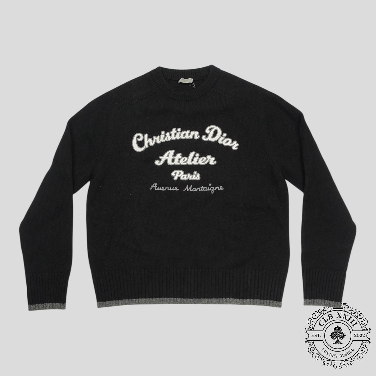 Dior "Christian Dior Atelier" Sweater in Black