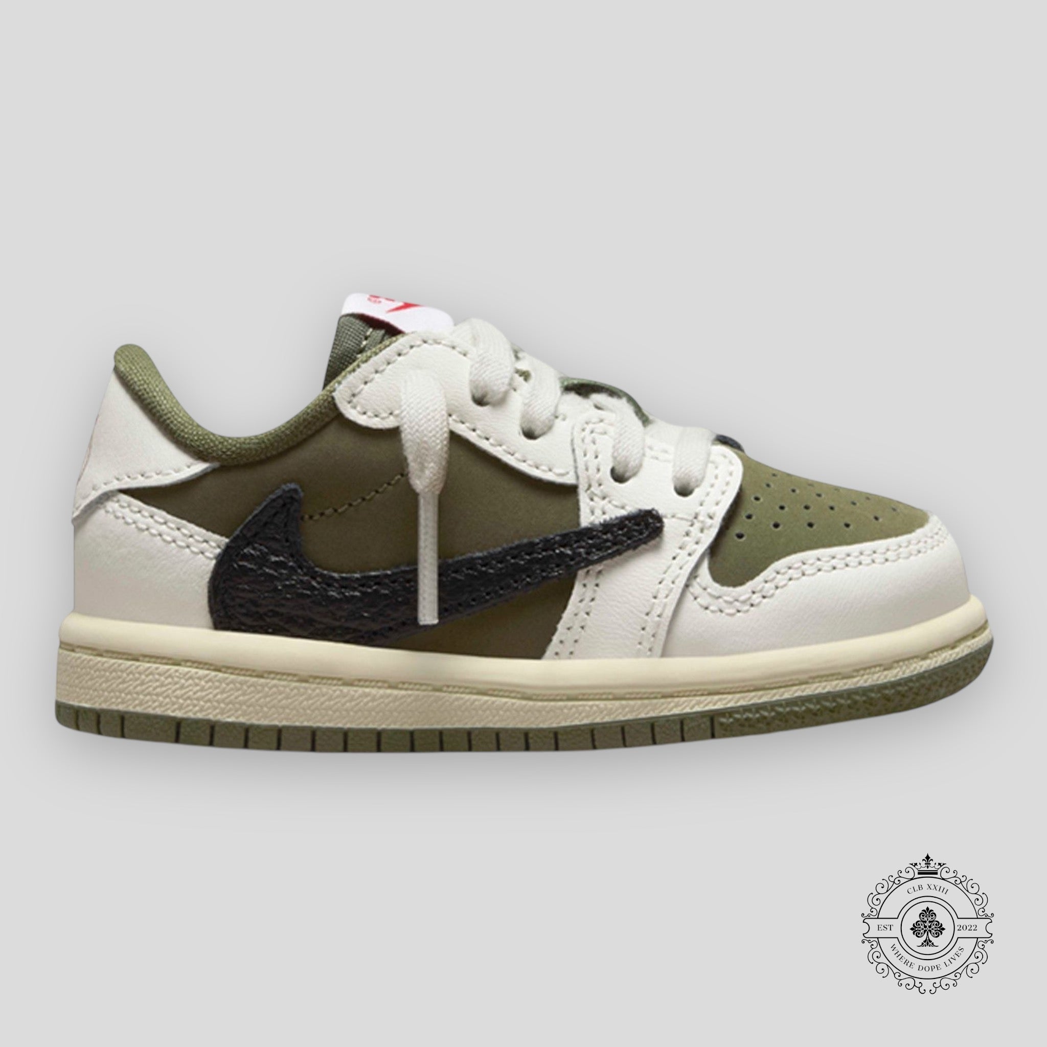 Air Jordan 1 Retro Low OG SP Travis Scott Medium Olive (TD)