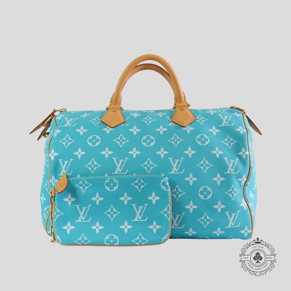 Louis Vuitton Speedy P9 Bandoulière 40 in Turquoise