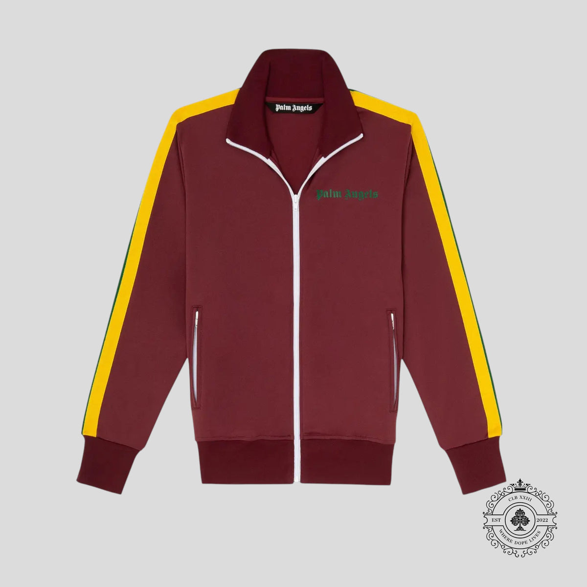 Palm Angels Classic Track Jacket in Maroon