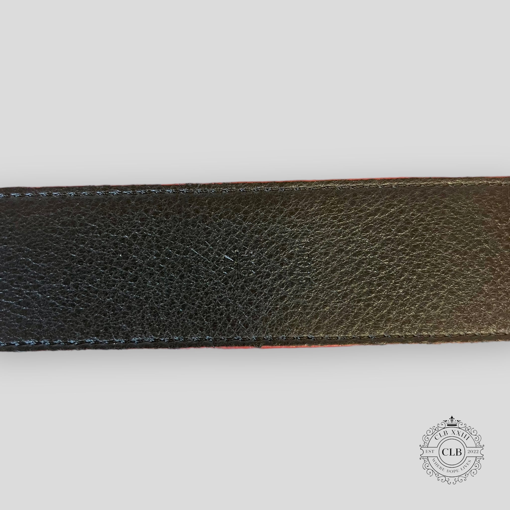 LOUIS VUITTON X SUPREME INITIALES 40MM BELT RED