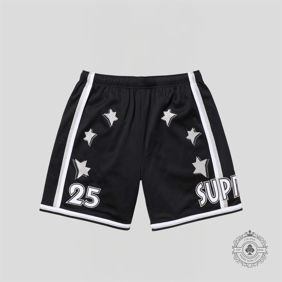 Supreme All Star Basketball Shorts in Black