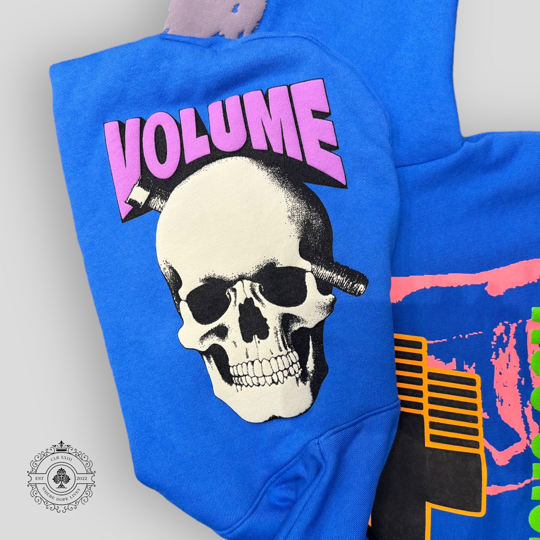 Drake For All The Dogs Hoodie in Blue