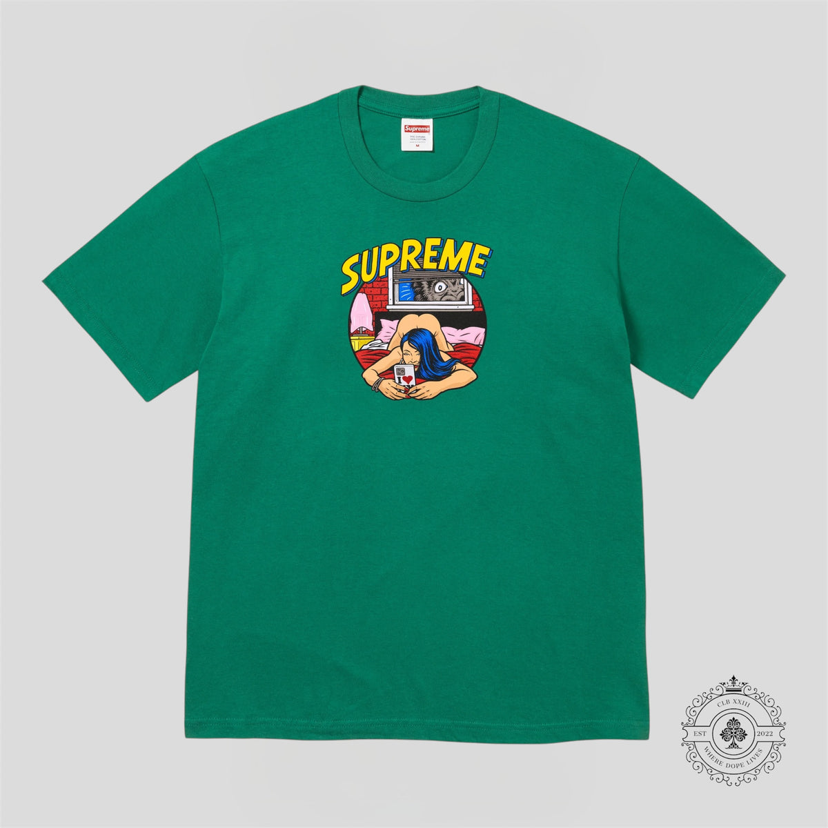 Supreme Bedroom T-Shirt in Pine Green