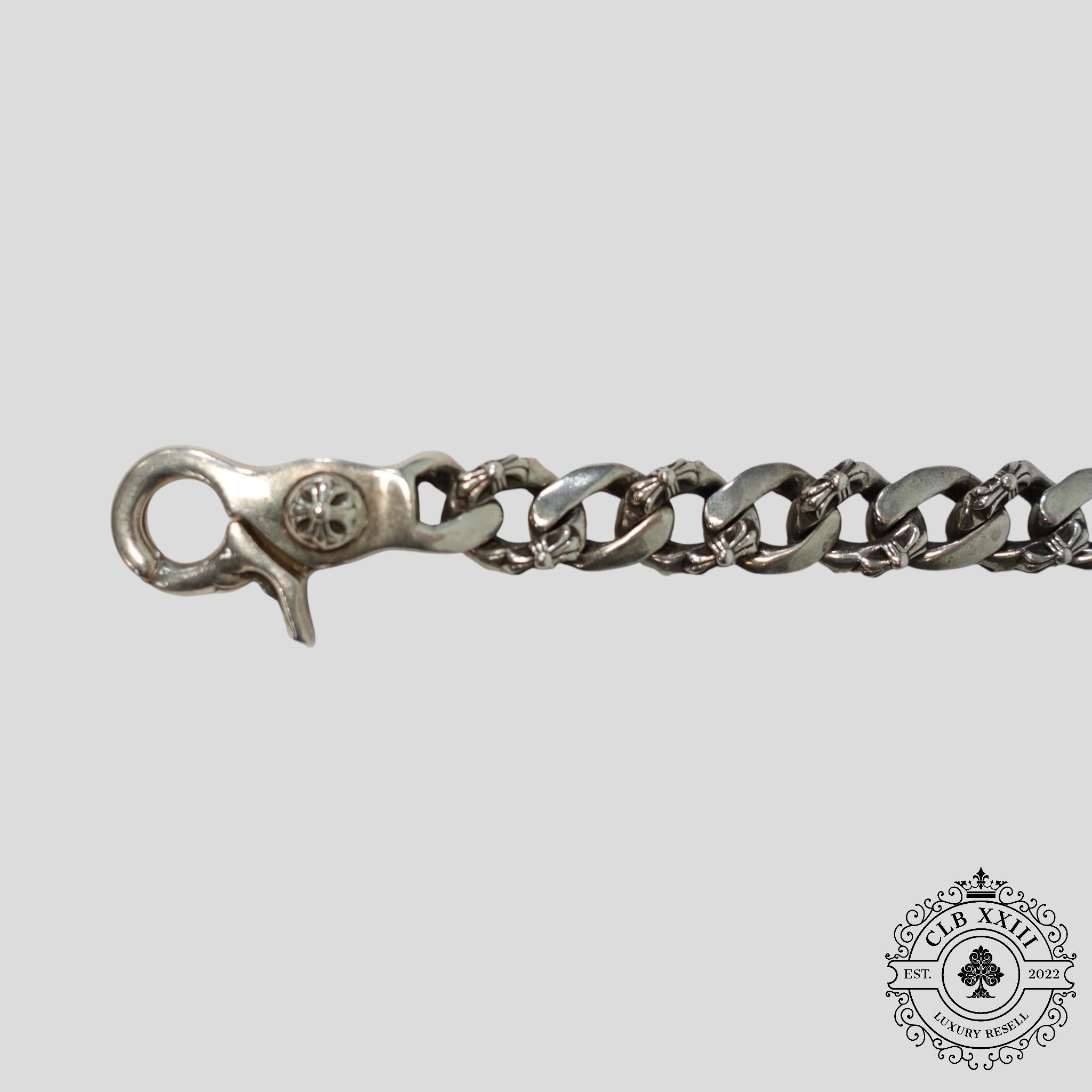 Chrome Hearts Fancy Link Lobster Clasp Bracelet