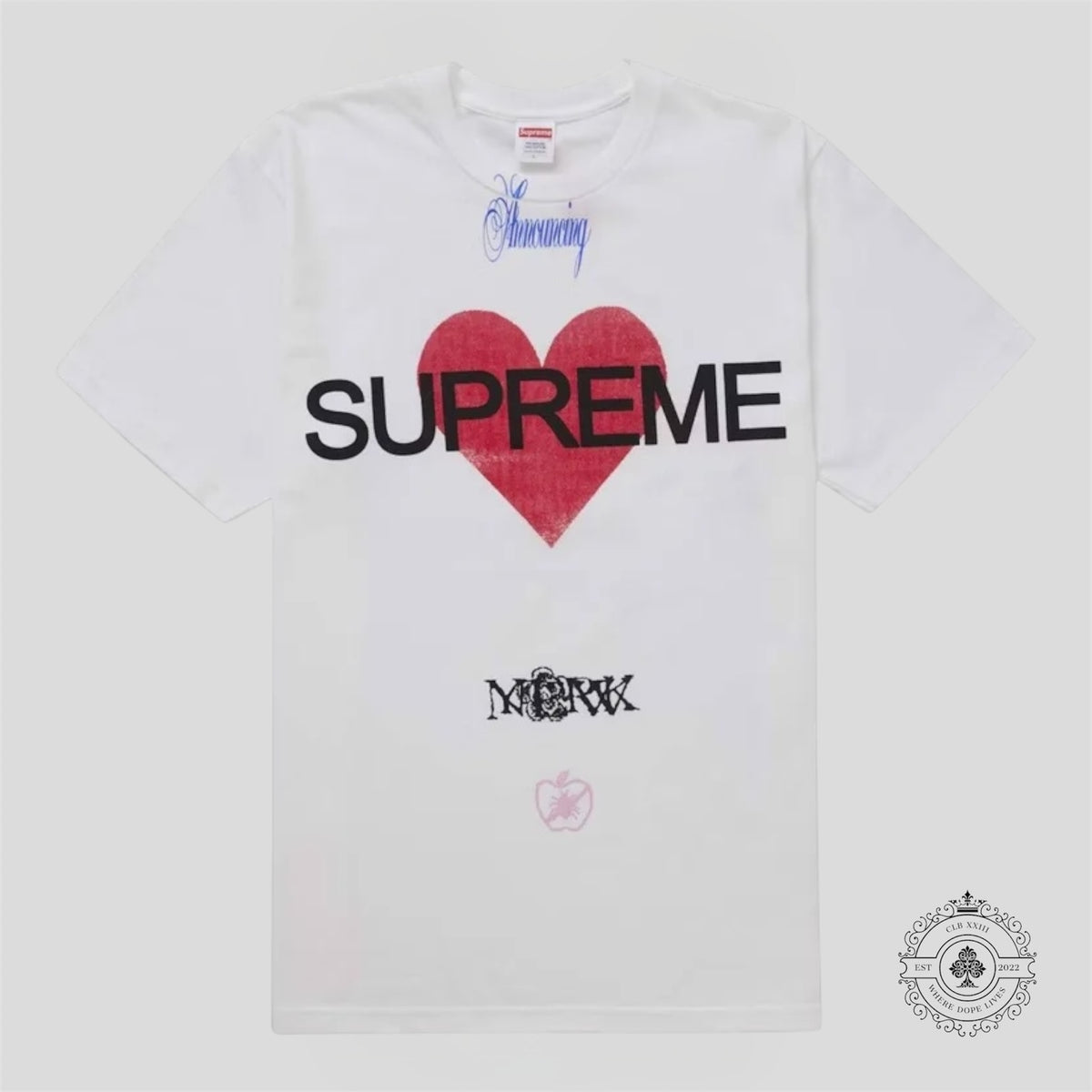 Supreme Announcing T-Shirt in White