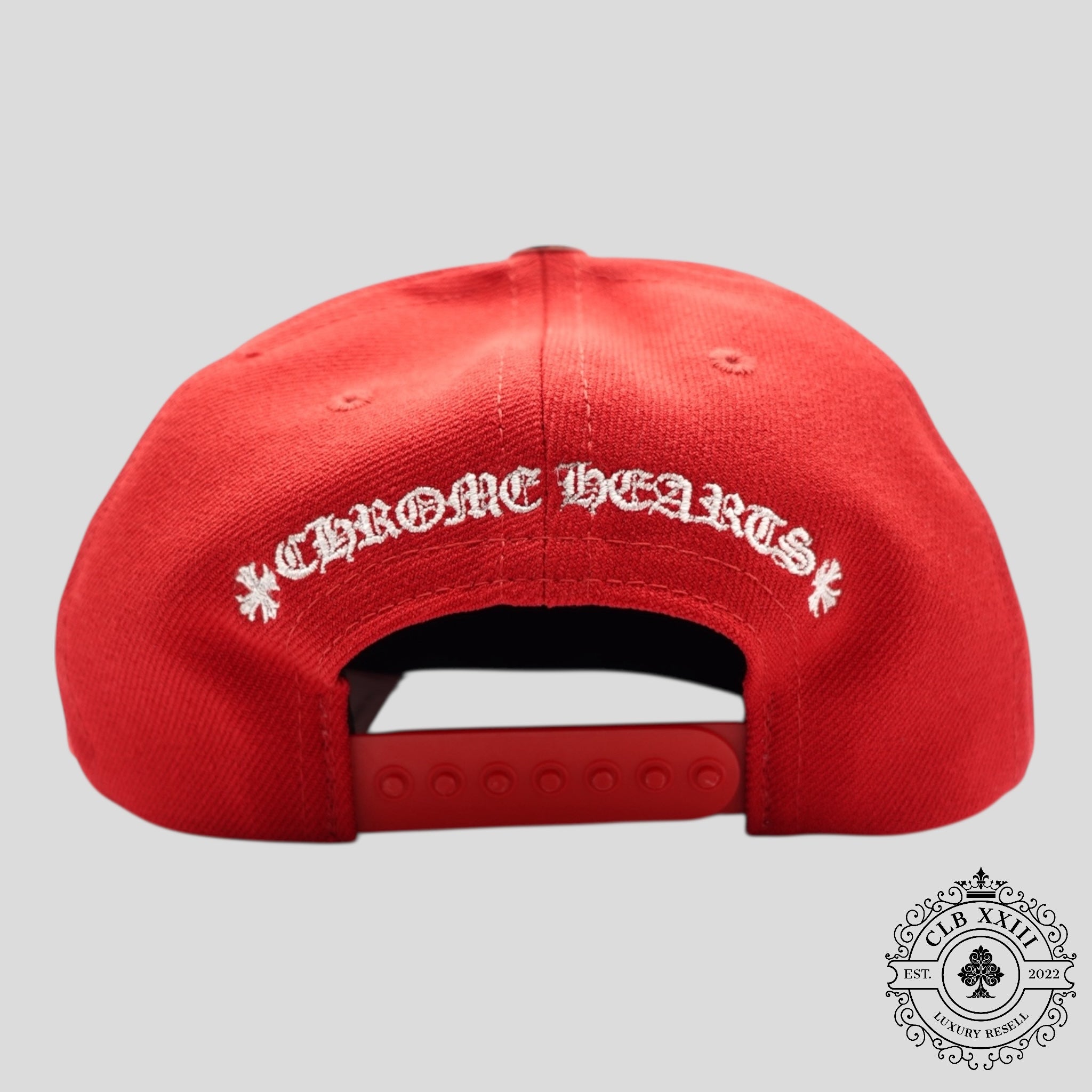 Chrome Hearts CH Embroidered Hat in Red