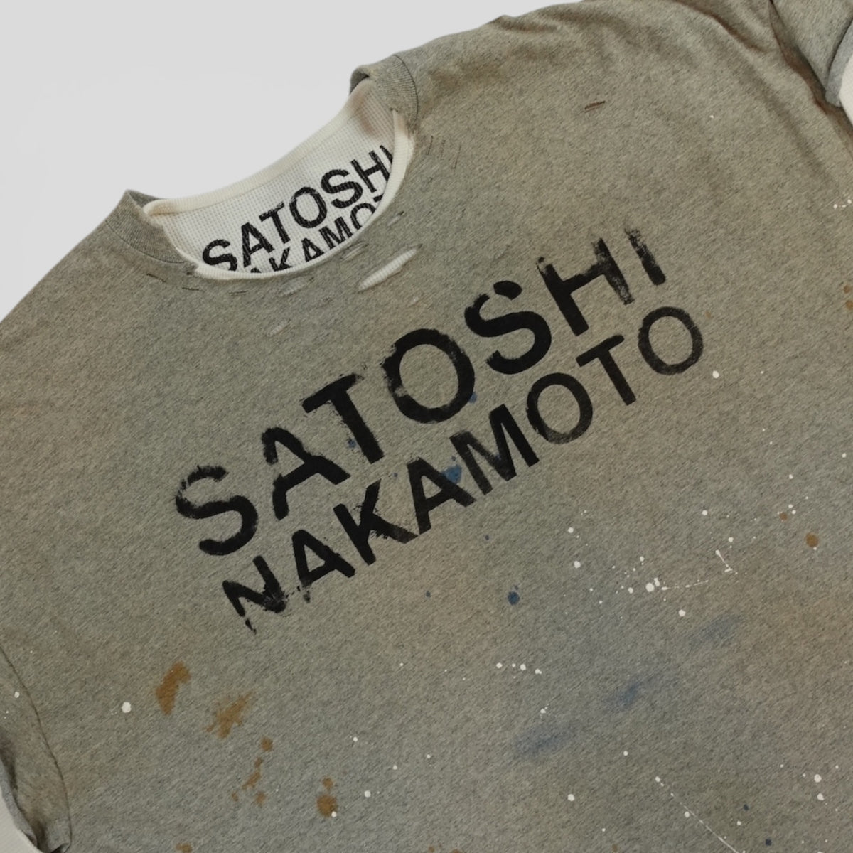 Satoshi Nakamoto Luke Thermal in Grey
