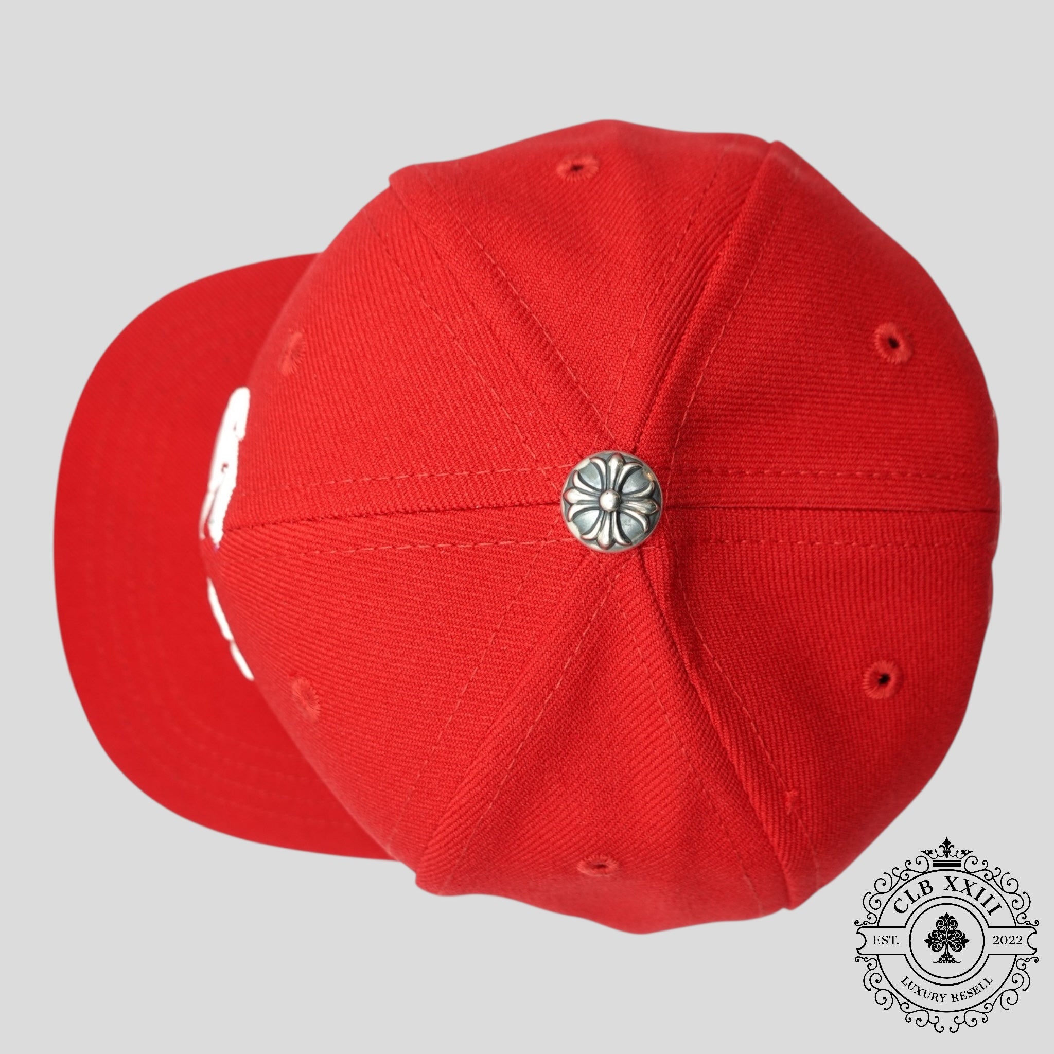 Chrome Hearts CH Embroidered Hat in Red