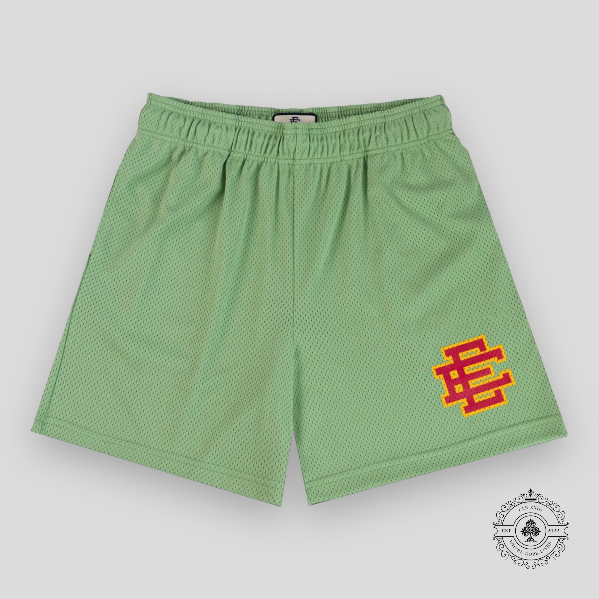 Eric Emanuel EE Shorts in Jade/Magenta