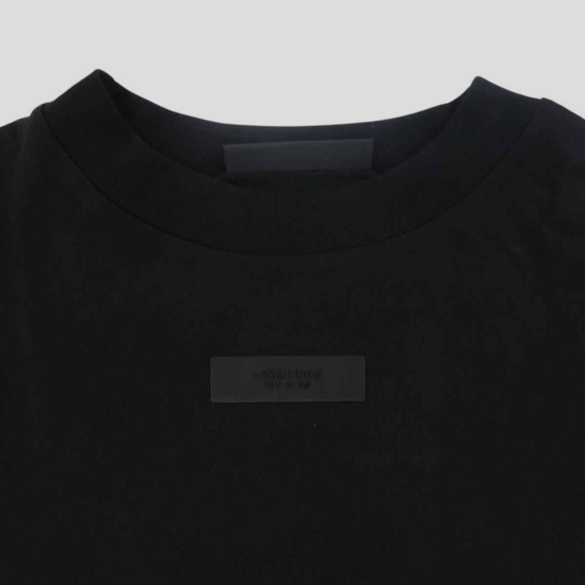 Fear of God Essentials Oversized Tee in Jet Black