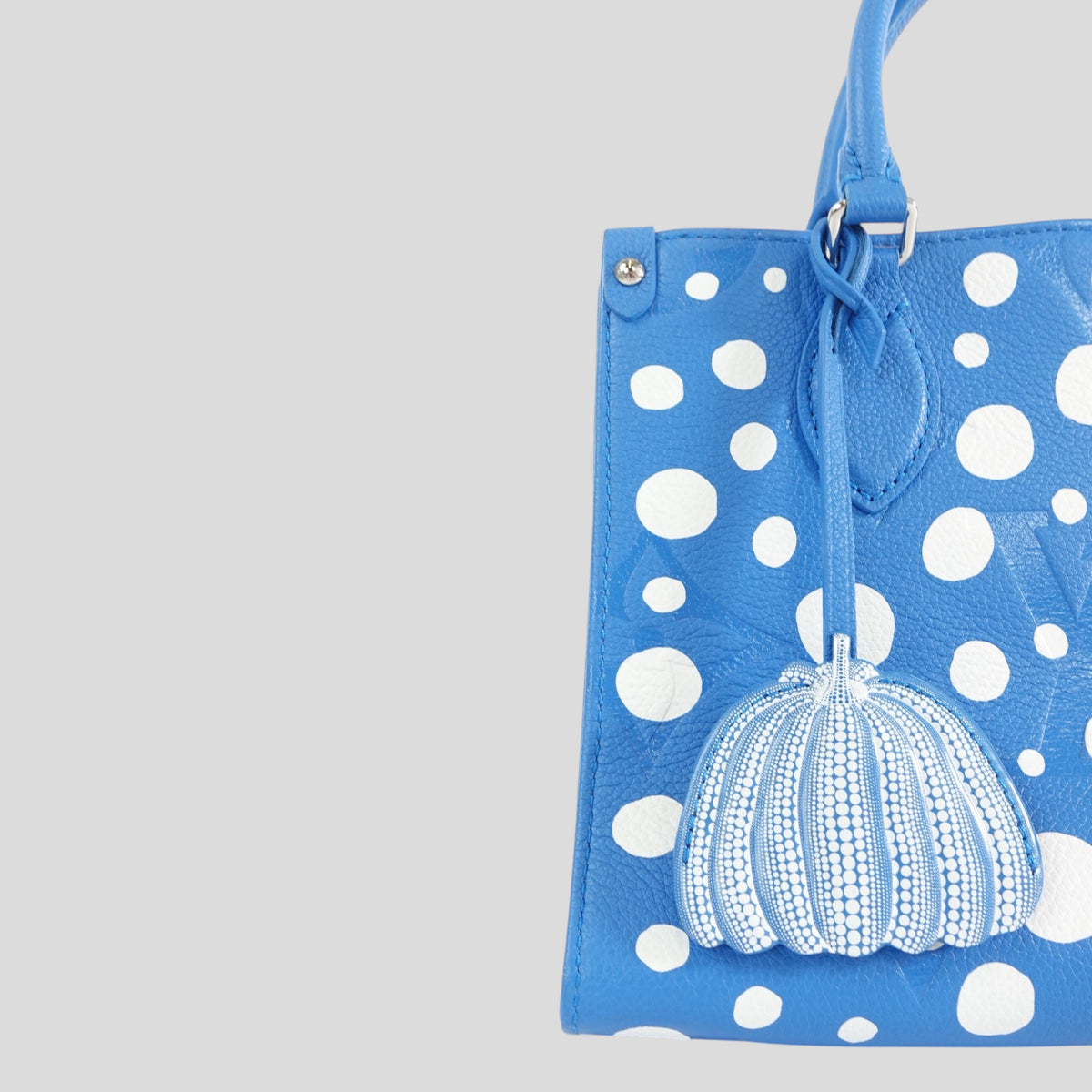 Louis Vuitton X Yayoi Kusama OnTheGo PM Tote Bag in Blue