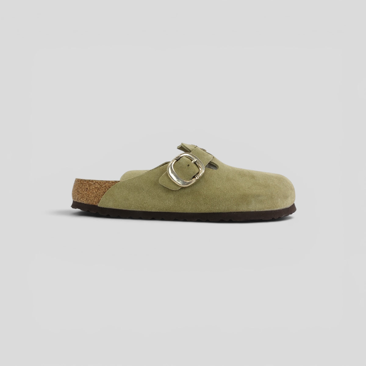 Chrome Hearts Birkenstock Mules in Taupe