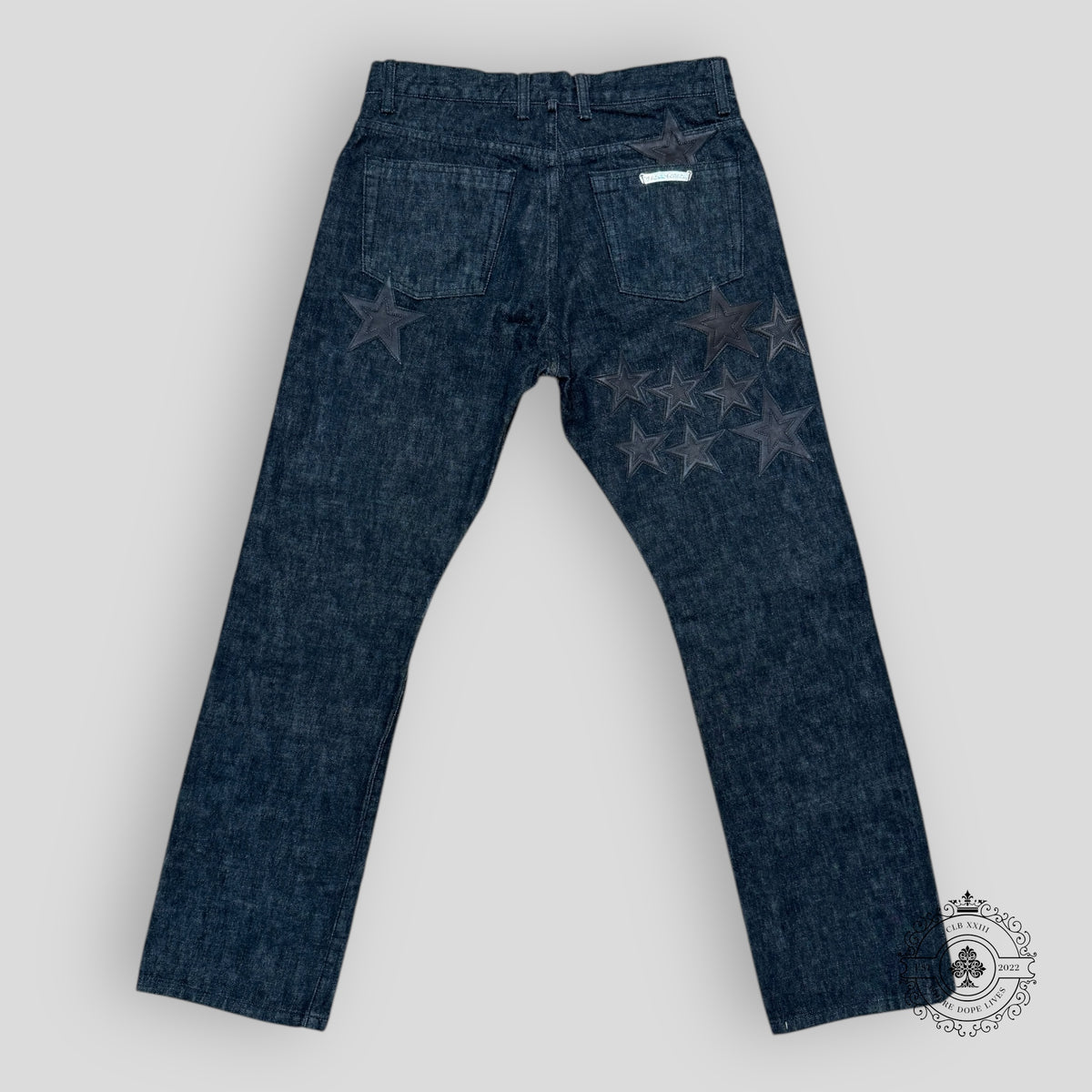 Chrome Hearts Star Patch Denim in Black