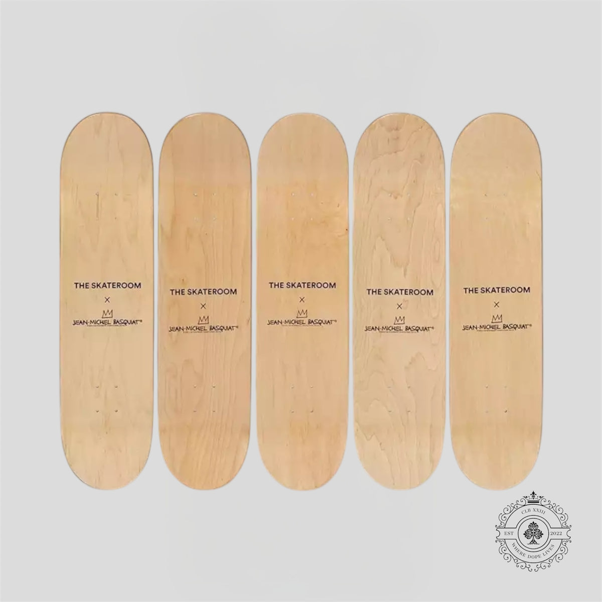 Jean-Michel Basquiat Demons Skate Deck Set of 5