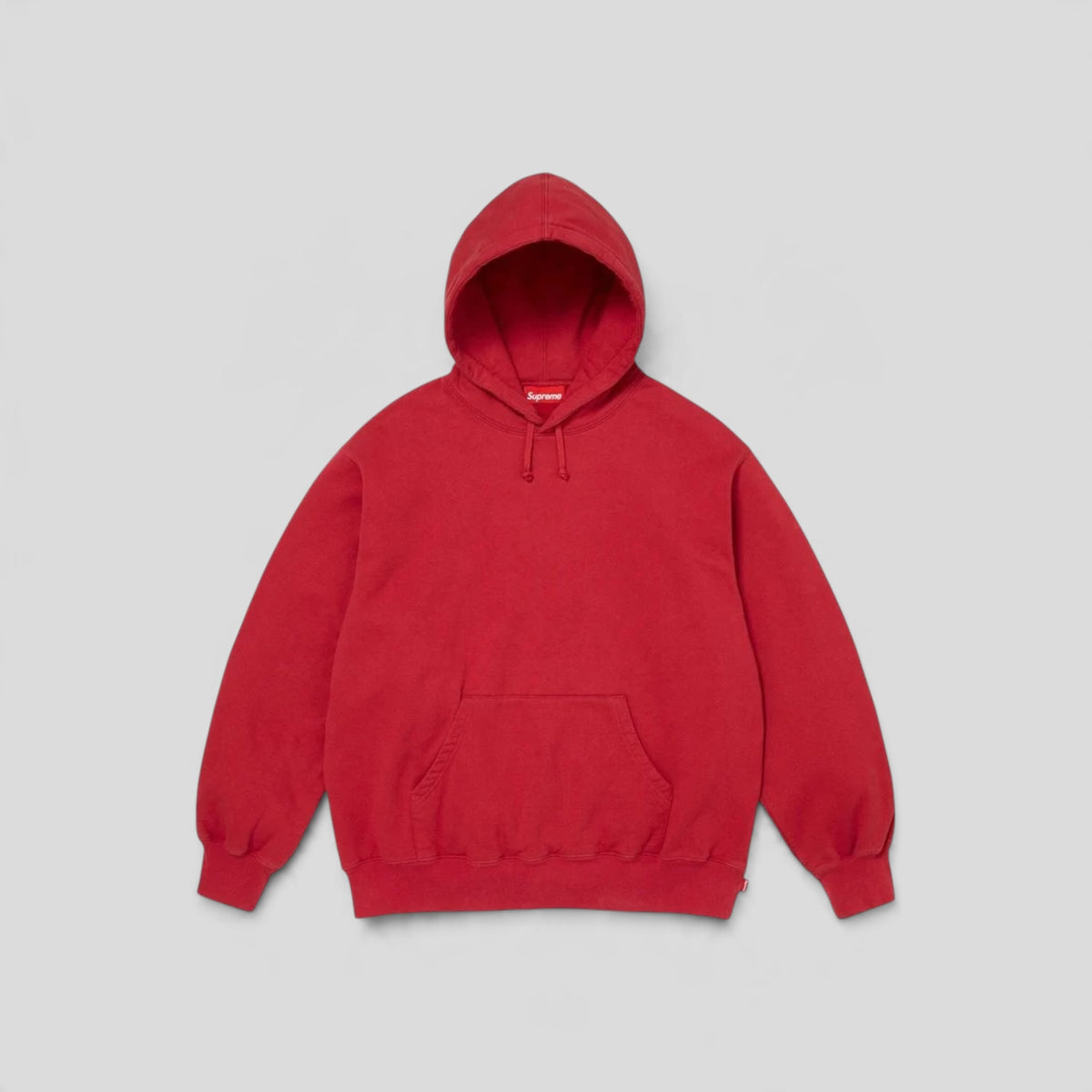 Supreme Mirrored Applique Hooded Sweatshirt in Red