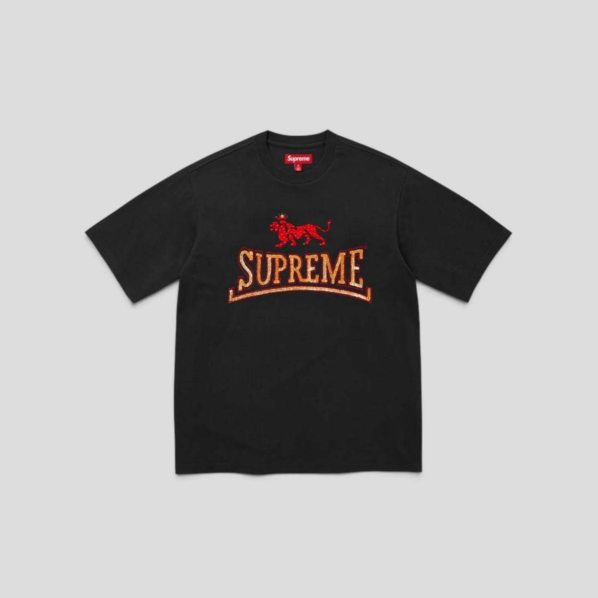 Supreme Milan Sequin S/S Top in Black