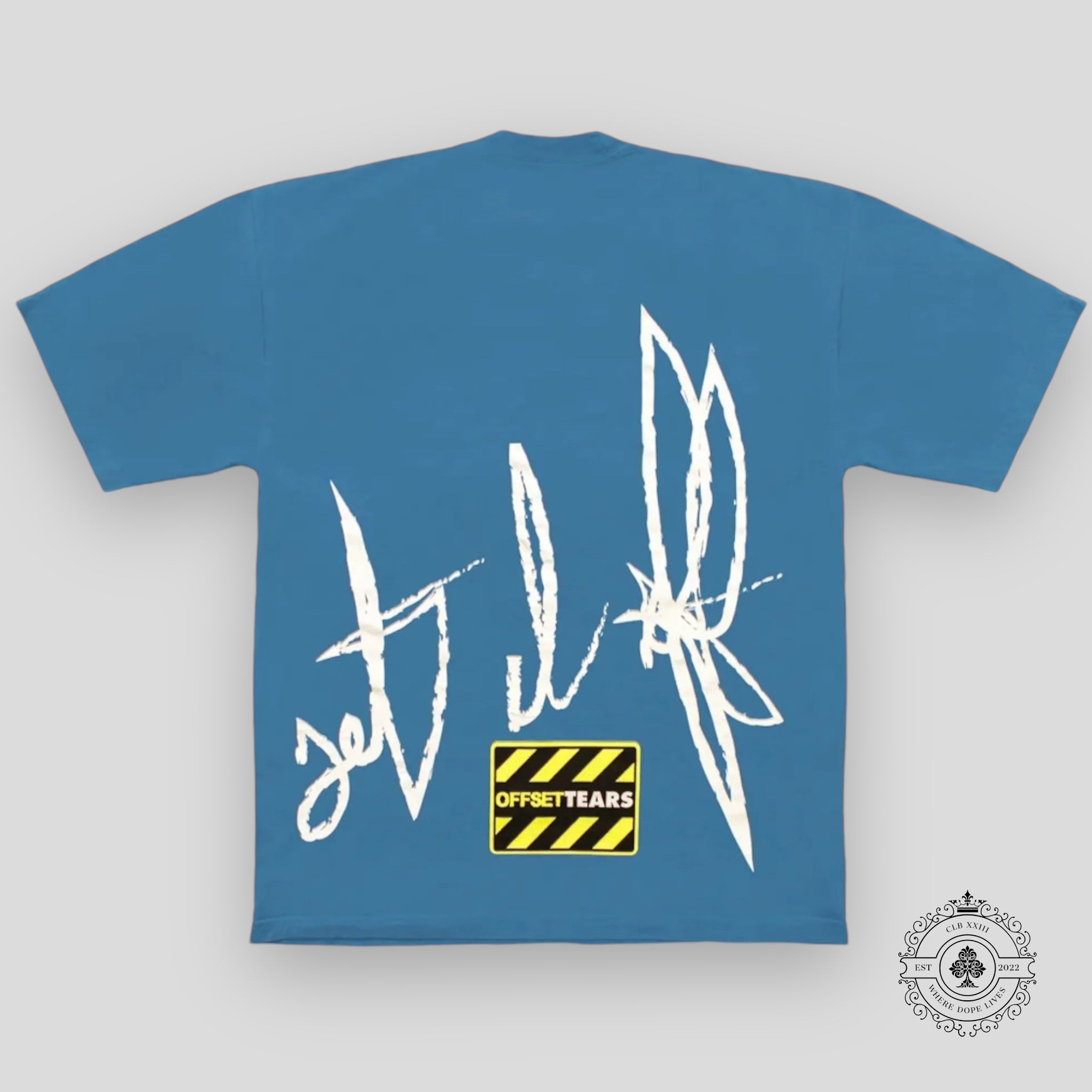 Denim Tears x Offset Set It Off #2 Tee in Blue