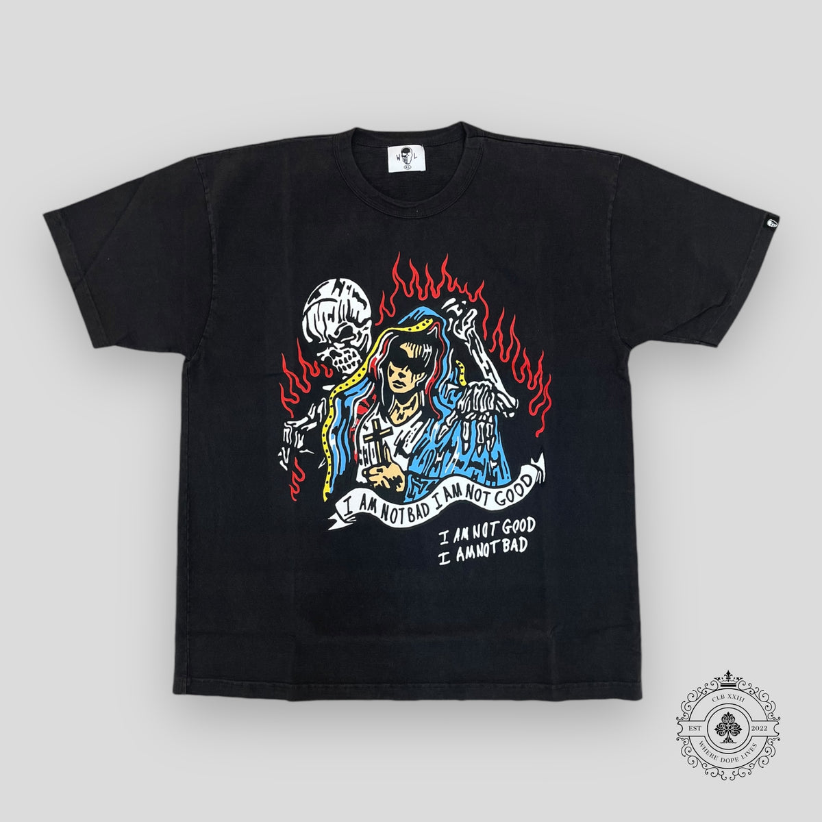 Warren Lotas Not Bad Tee in Black