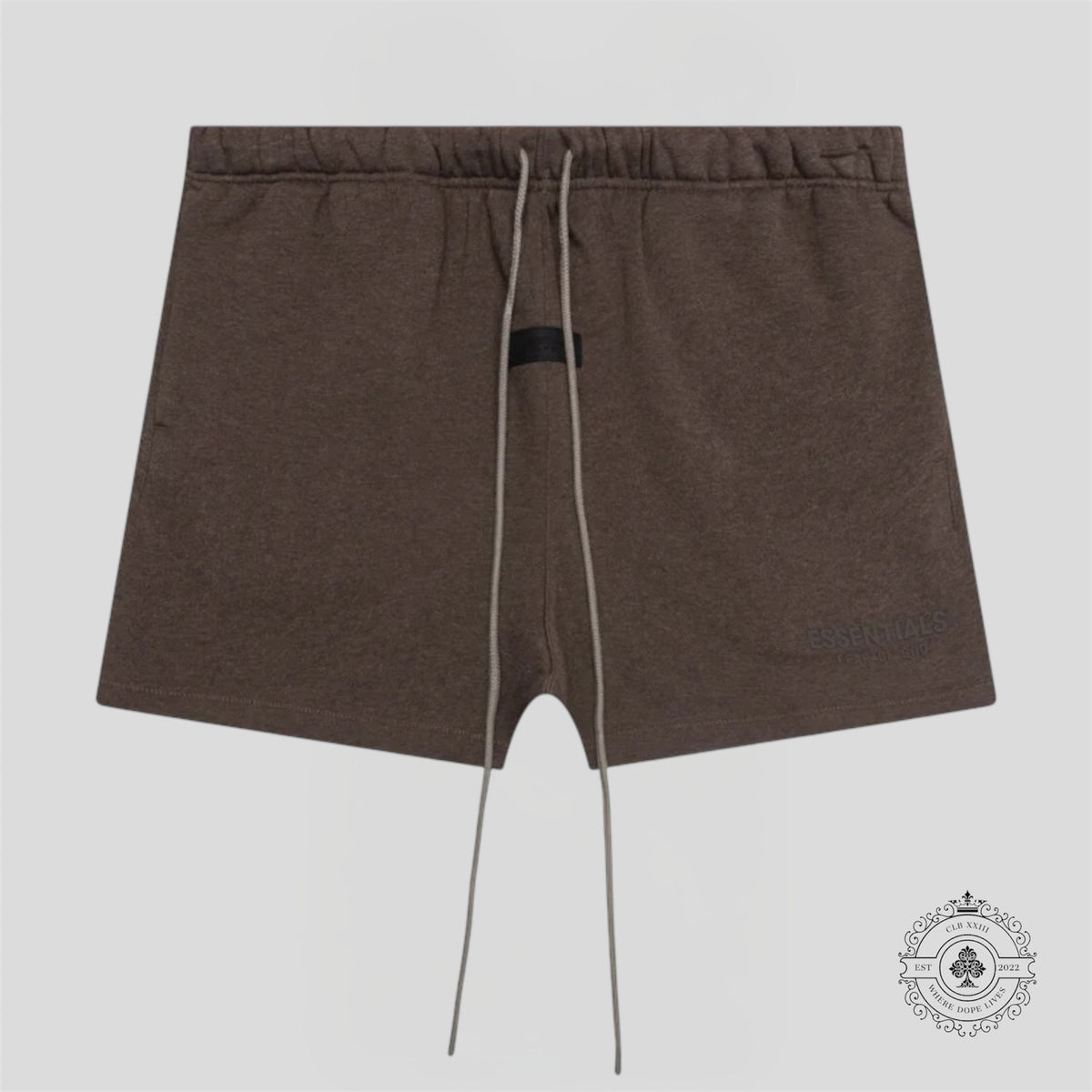 Fear Of God Essentials Sweatshorts in Heather Wood