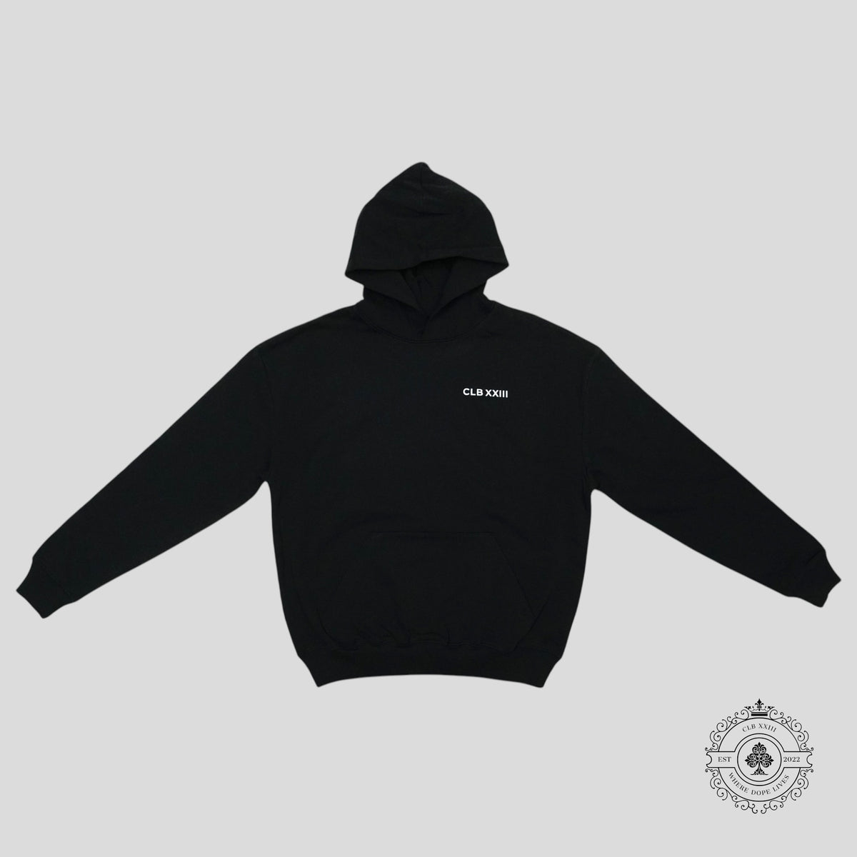 CLB XXIII Essential Hoodie in Black