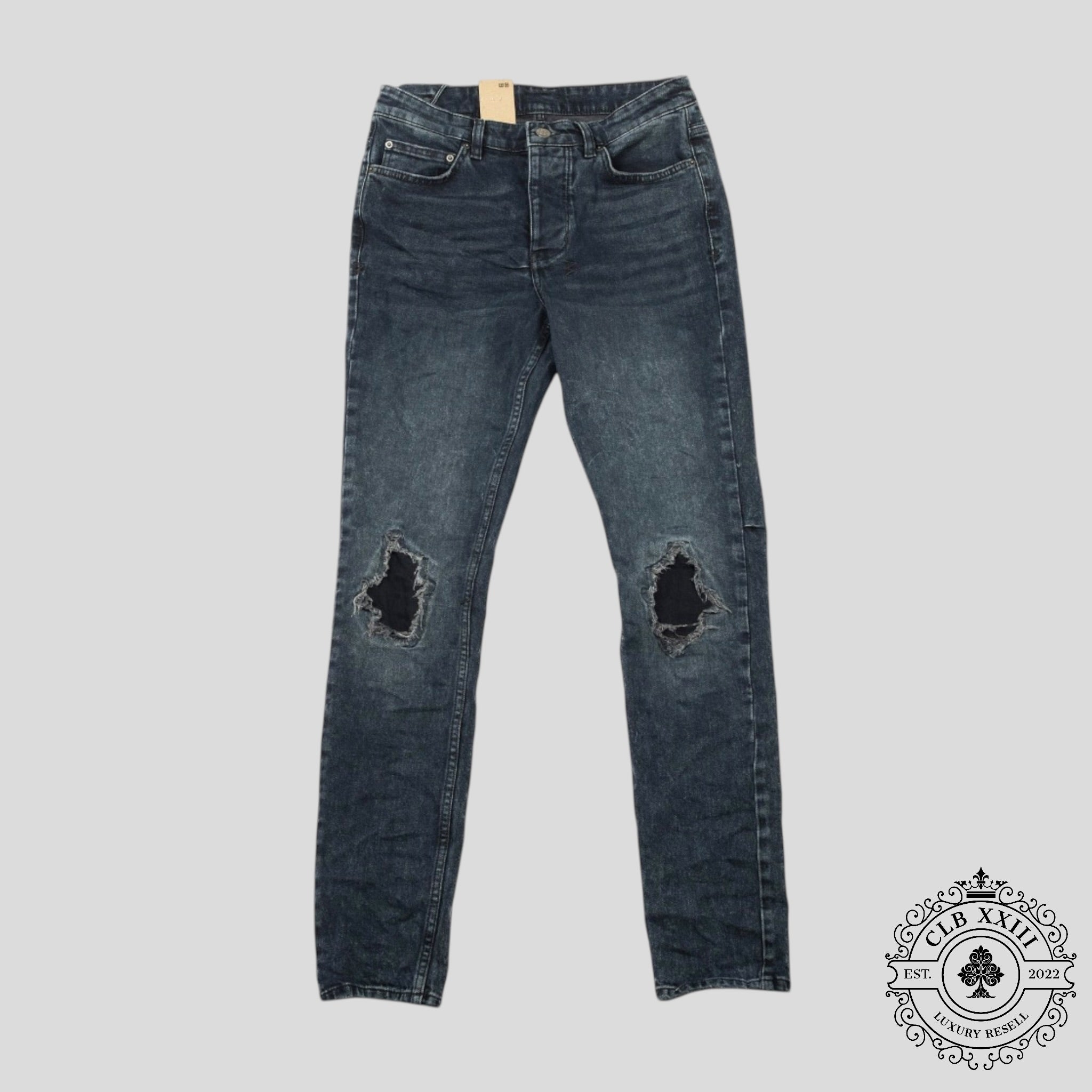 Ksubi Chitch Blue Kolla Slashed Jeans