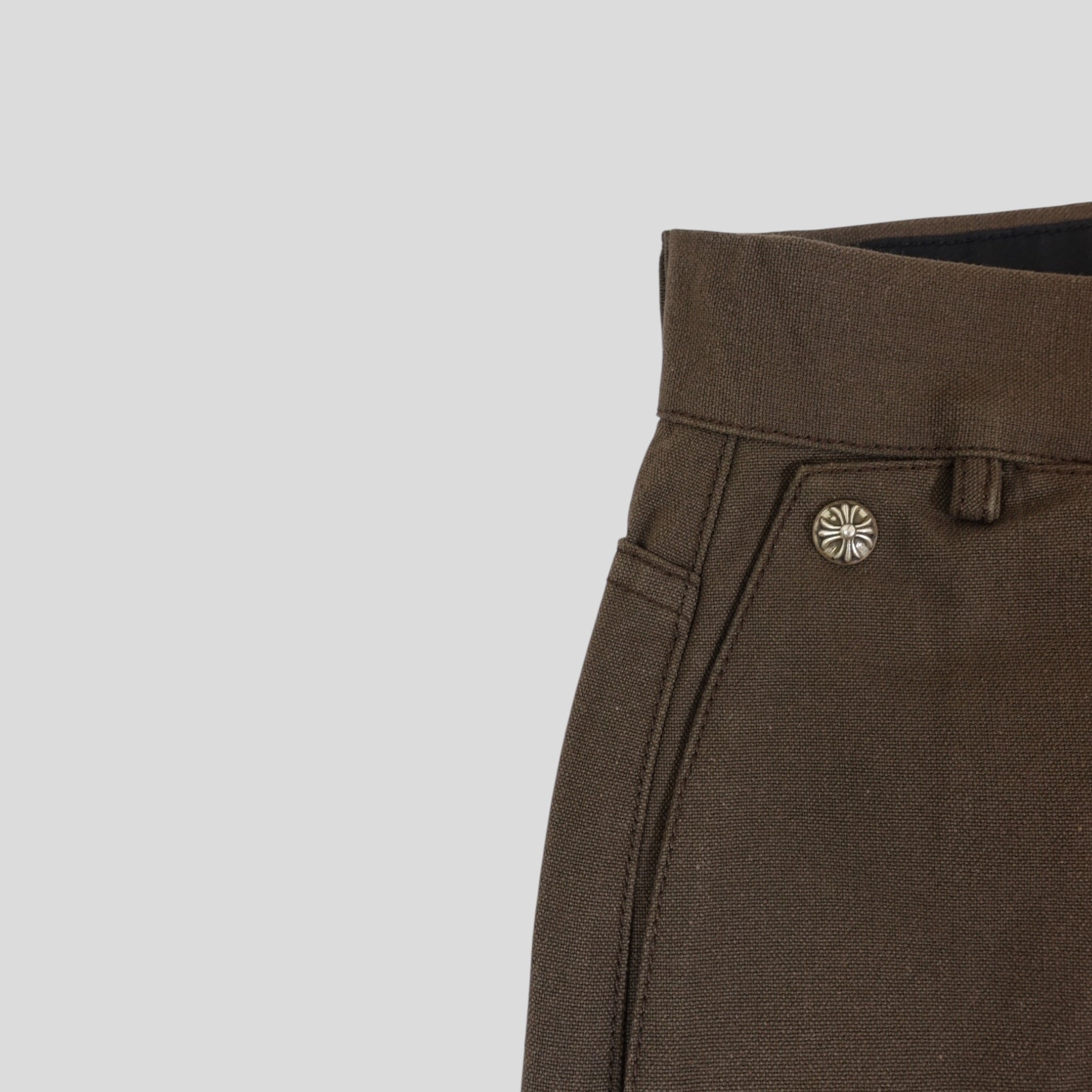 Chrome Hearts Double Knee Carpenter Pants in Brown