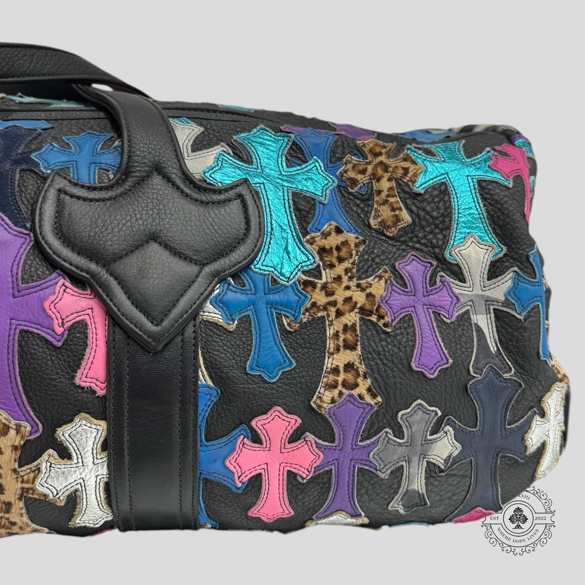 Chrome Hearts XXL Cross Patch Duffle Bag