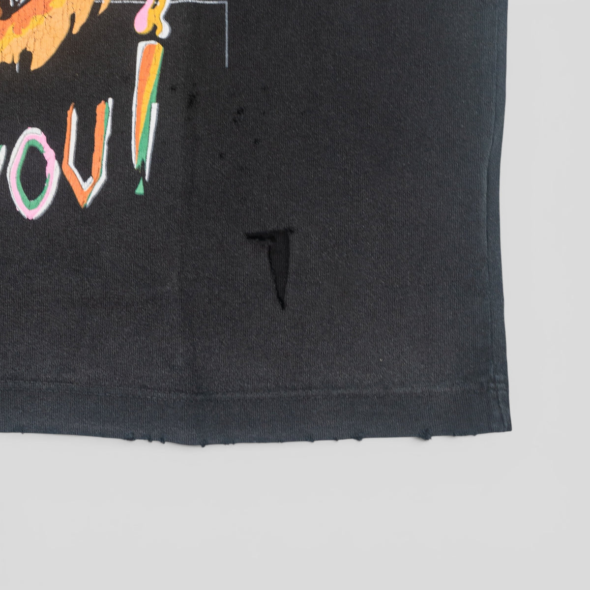Satoshi Nakamoto No Savior Tee in Washed Black