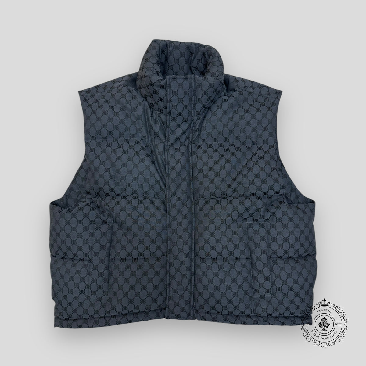 Gucci X Balenciaga The Hacket Vest in Black