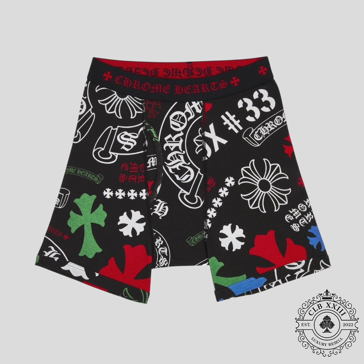 Chrome Hearts Classic Rib Boxer Brief in Black