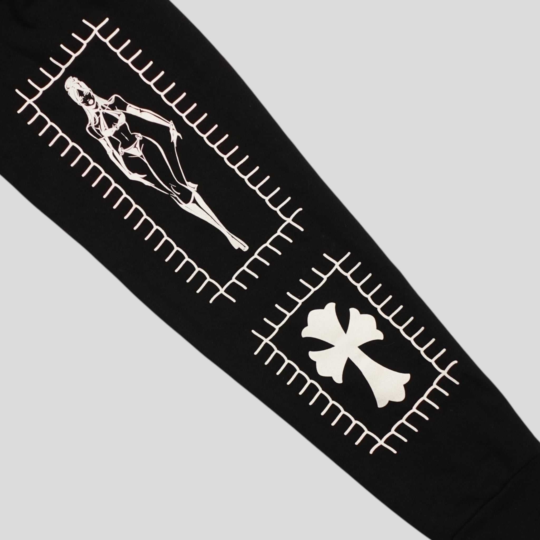 CHROME HEARTS DEADLY DOLL HOODIE - BLACK