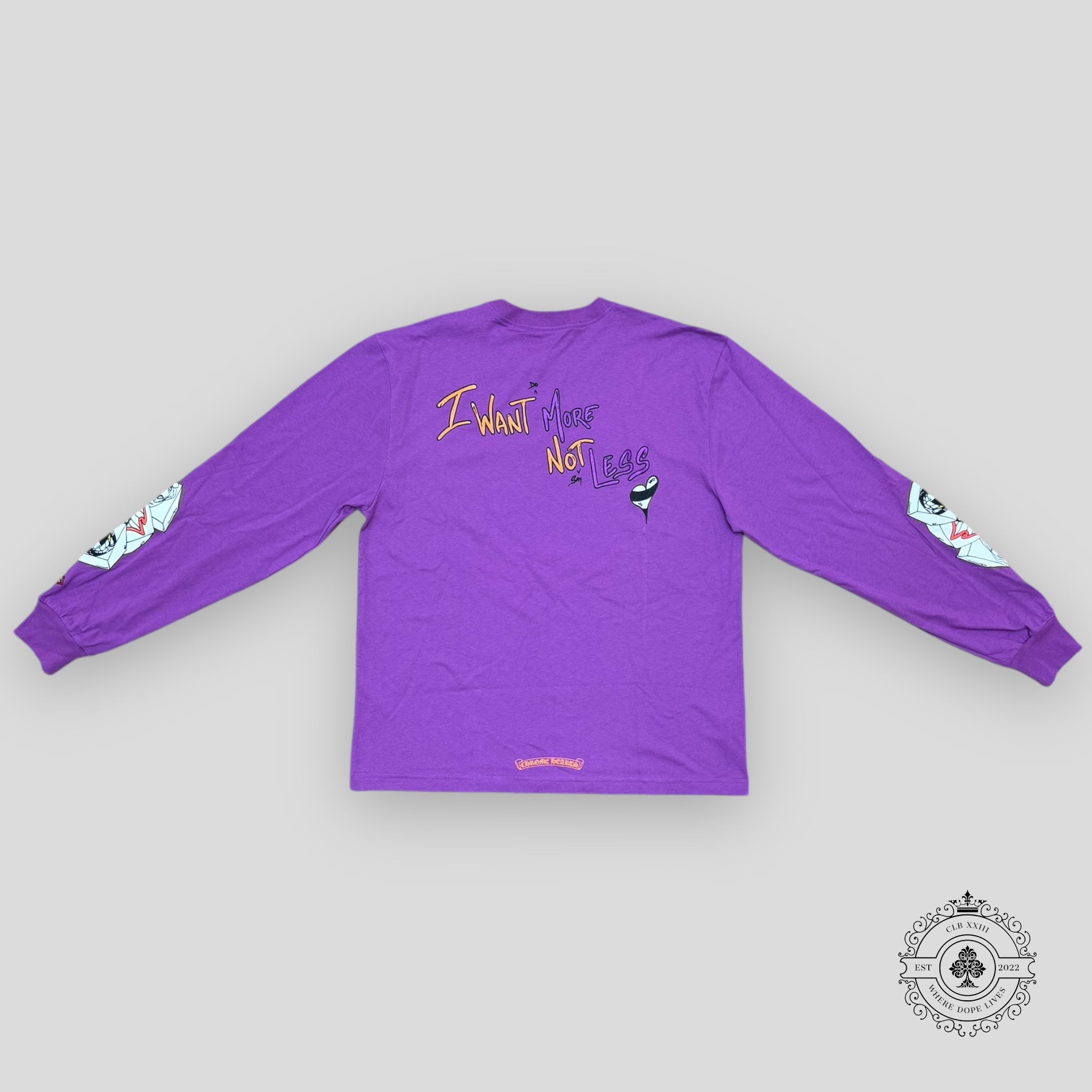 Chrome Hearts Matty Boy An That's That Long Sleeve in Purple