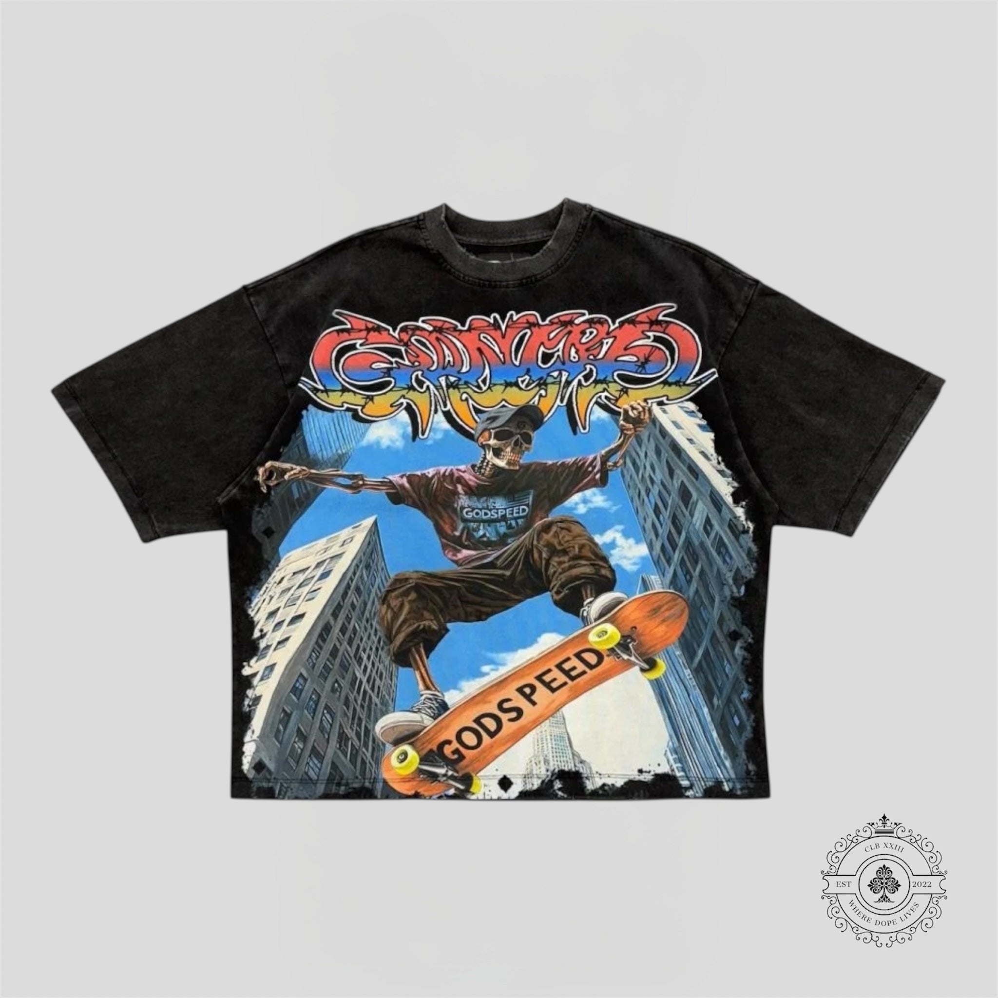 Godspeed Ollie Tee in Black Wash