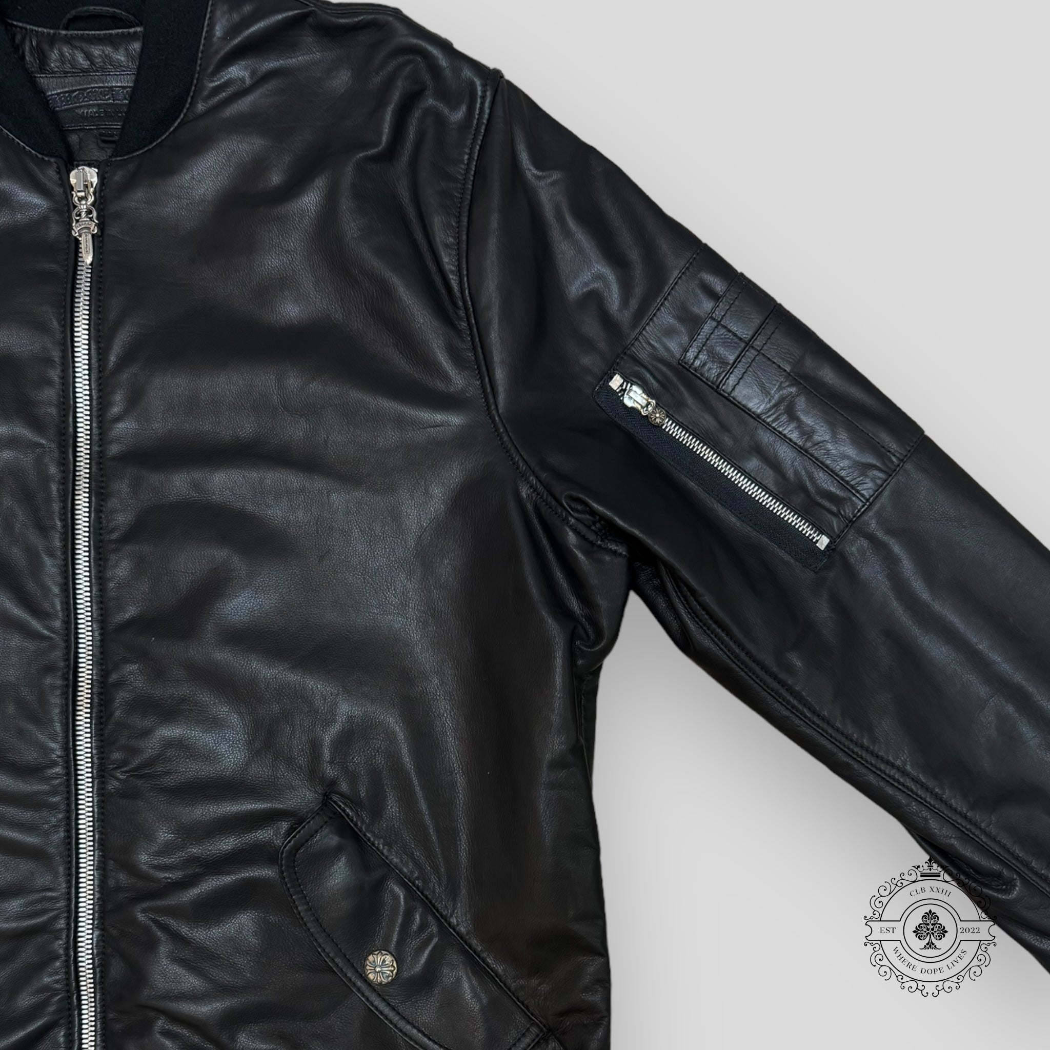 Chrome Hearts Leather Jacket
