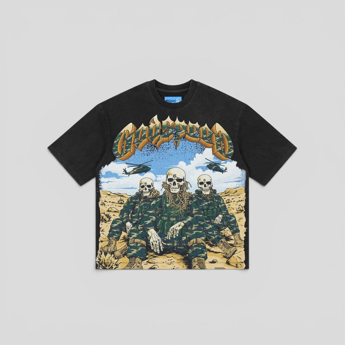 Godspeed Squadron Tee in Black