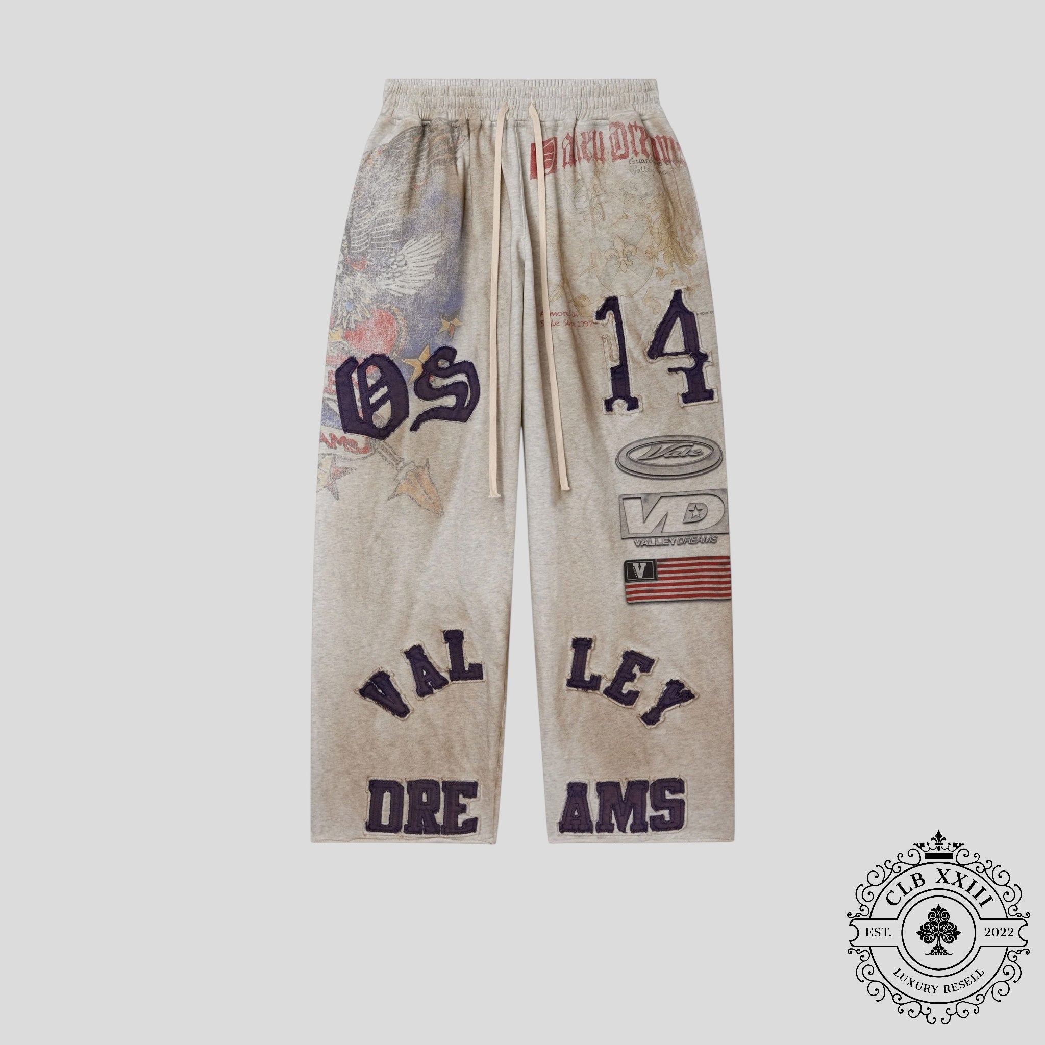 Vale Crash Sweatpants in Grey